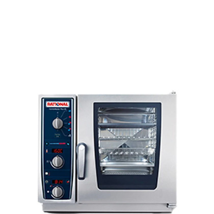 Cuptor profesional RATIONAL CombiMaster Plus XS programabil, electric, capacitate 6 tavi GN 2/3, umidificare automata cu boiler