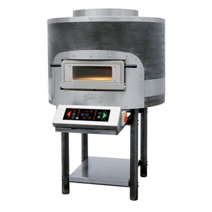 Cuptor pe vatra rotativ cu convectie pentru pizza MF Italia model, electric, cu suport, 1 camera, capacitate 6 pizza