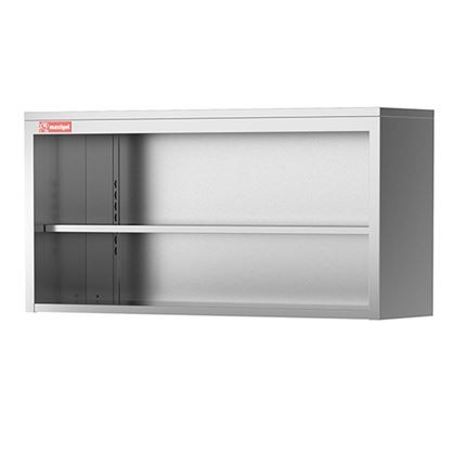 Dulap inox suspendat de perete pentru depozitare, dimensiuni 1100x400x700 mm