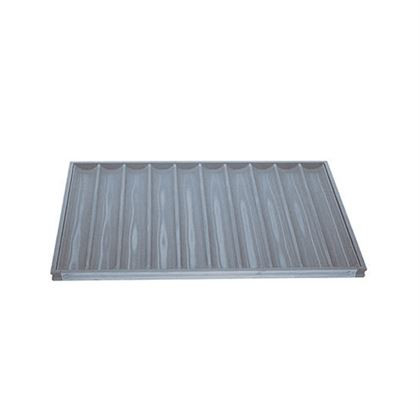 Tava de copt ondulata si perforata pentru patiserie, dimensiuni 600x800 mm