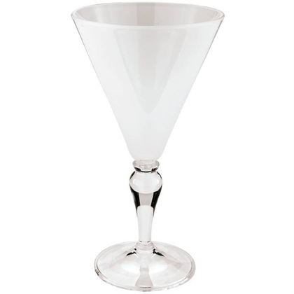 Pahar cocktail cu picior tip Martini Paderno colectia Pool, 340 ml, din plastic special