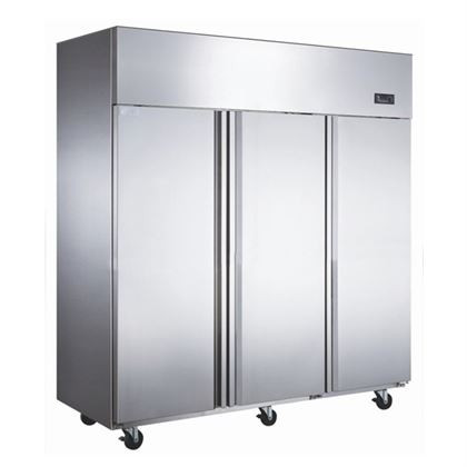 Dulap frigorific profesional inox triplu seria 1600, refrigerare ventilata, 3 usi inox