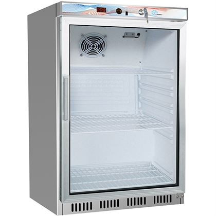 Dulap frigorific profesional inox, Forcar seria 200, refrigerare statica, 1 usa cu geam