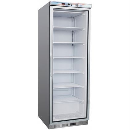 Dulap frigorific profesional inox, Forcar seria 400, refrigerare statica, 1 usa cu geam