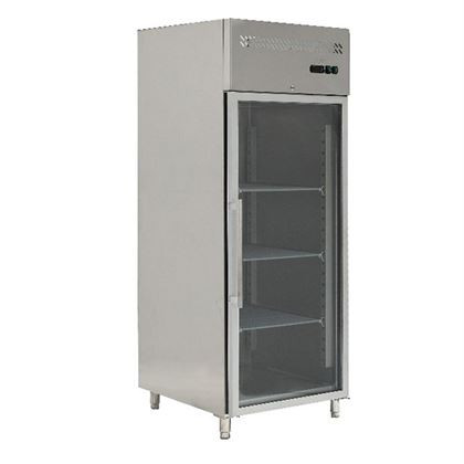 Dulap frigorific profesional inox, Forcar seria 700, refrigerare ventilata, 1 usa cu geam