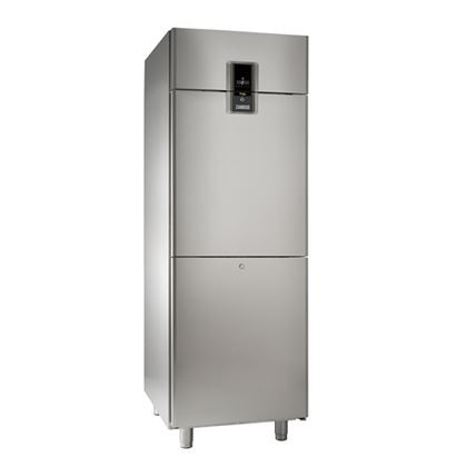 Dulap frigorific profesional inox, ZANUSSI seria 700, refrigerare ventilata, 2x 1/2 usi inox