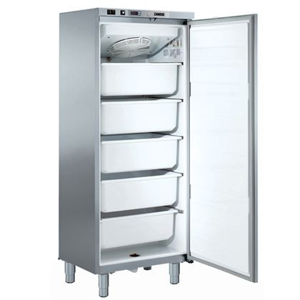 Dulap frigorific profesional inox pentru peste, ZANUSSI seria 400, refrigerare ventilata, 1 usa inox