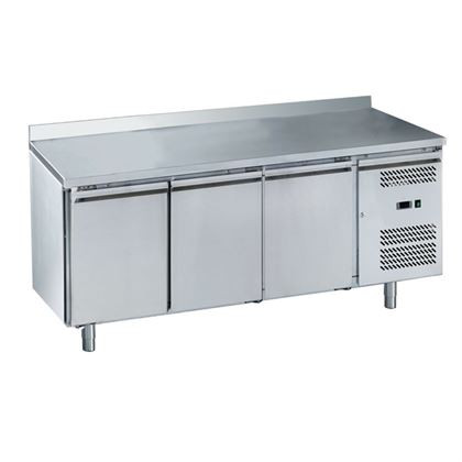 Masa rece - frigorifica refrigerare Forcar, pentru cofetarie si patiserie, cu 3 usi si rebord