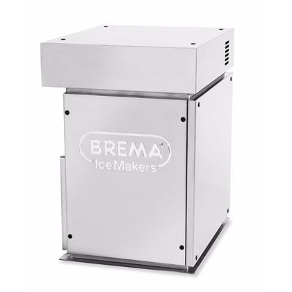 Masina de fulgi / solzi de gheata subraciti BREMA, productivitate 400 kg /24h, sistem racire cu aer,unitate de condensare externa optionala