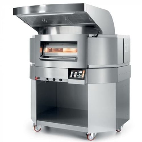 Cuptor pe vatra rotativ pentru pizza Cuppone model Giotto, electric, cu suport, 1 camera, capacitate 10 pizza