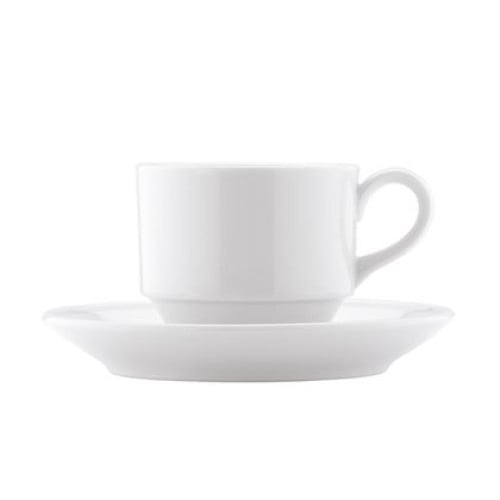 Ceasca cafea si ceai portelan alb, capacitate 180 ml, Mitterteich, colectia Risus