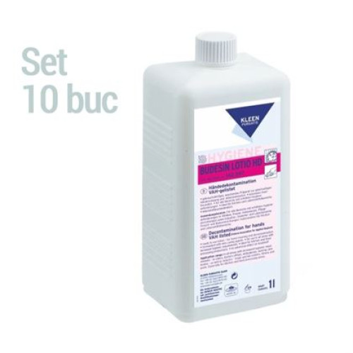 Agent dezinfectare pentru maini 10x 1 lt, Kleen Budesin Lotio HD, Germania
