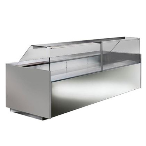 Vitrina frigorifica orizontala, model Magis, refrigerare ventilata, geam frontal drept, dimensiuni 1330x1000x1197 mm