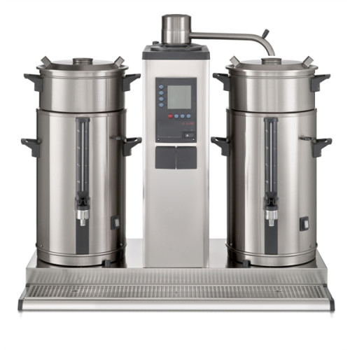 Filtru cafea profesional Bravilor Bonamat cu 2x container electric izoterm stanga si dreapta, capacitate 2x 10 lt, alimentare automata cu apa, alimentare 380V
